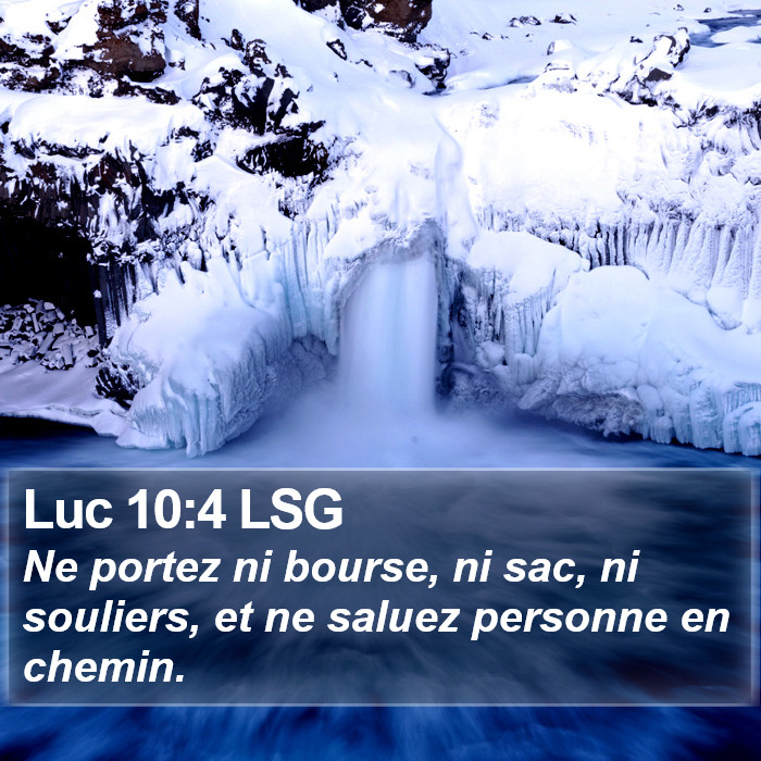 Luc 10:4 LSG Bible Study
