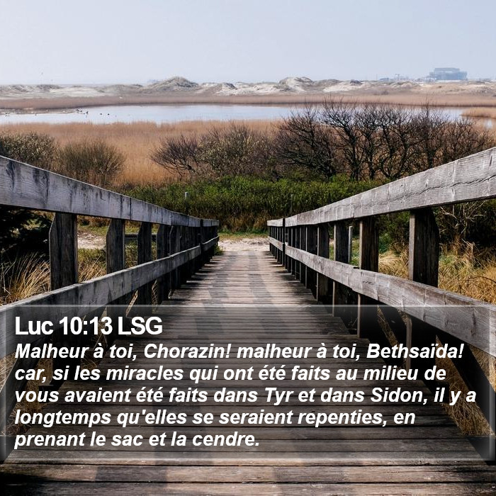 Luc 10:13 LSG Bible Study