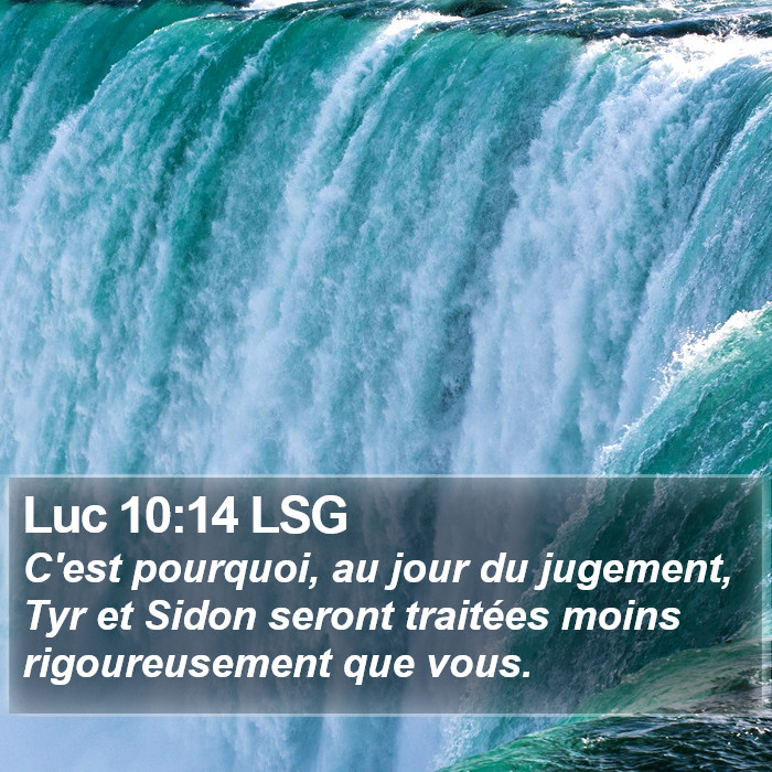 Luc 10:14 LSG Bible Study