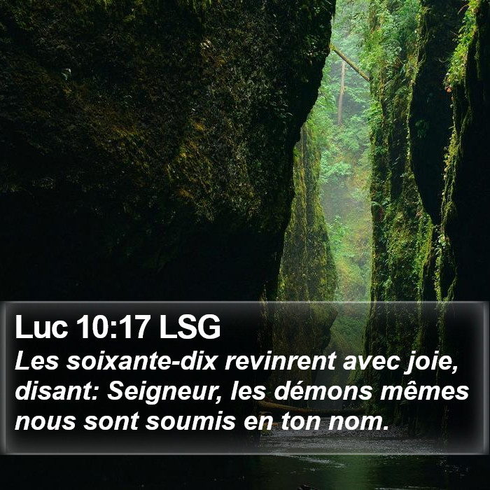 Luc 10:17 LSG Bible Study