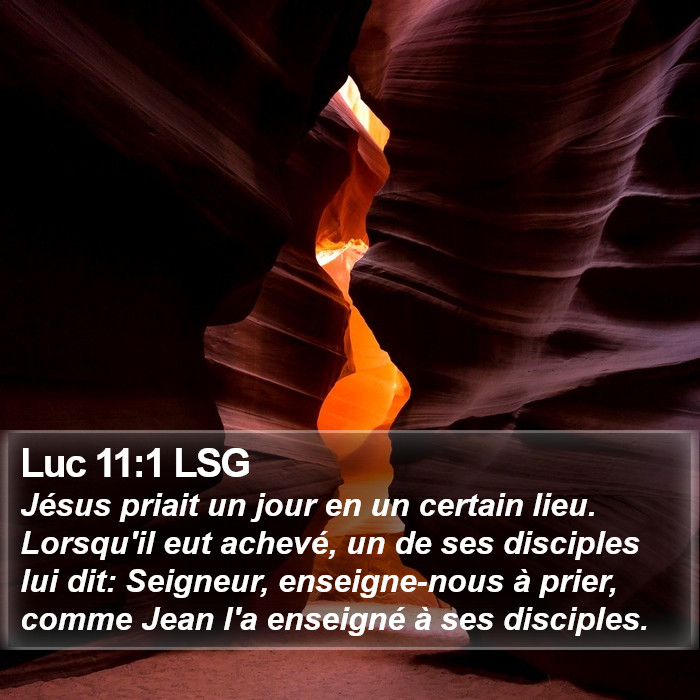 Luc 11:1 LSG Bible Study