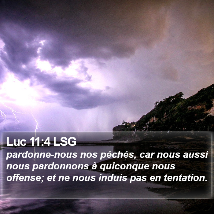 Luc 11:4 LSG Bible Study