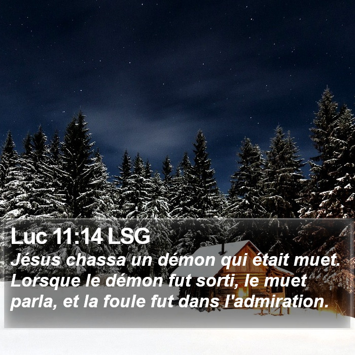 Luc 11:14 LSG Bible Study