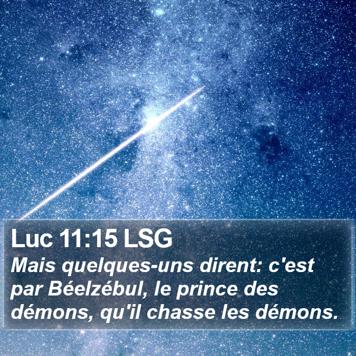 Luc 11:15 LSG Bible Study