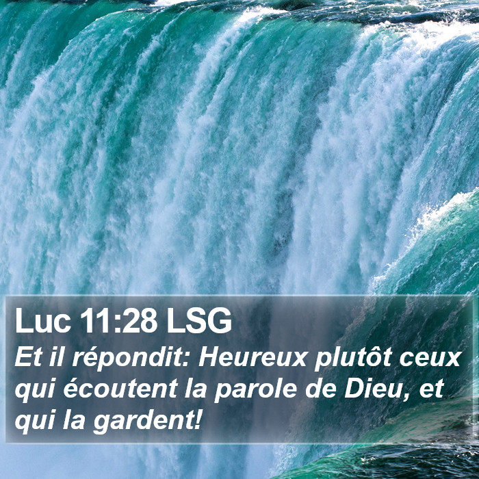 Luc 11:28 LSG Bible Study