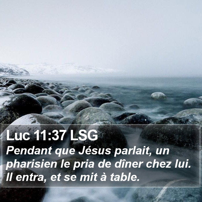 Luc 11:37 LSG Bible Study