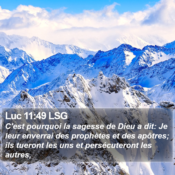 Luc 11:49 LSG Bible Study