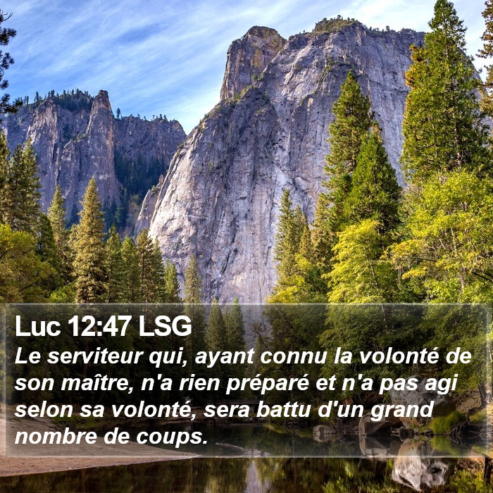 Luc 12:47 LSG Bible Study