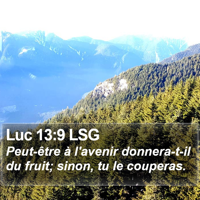 Luc 13:9 LSG Bible Study