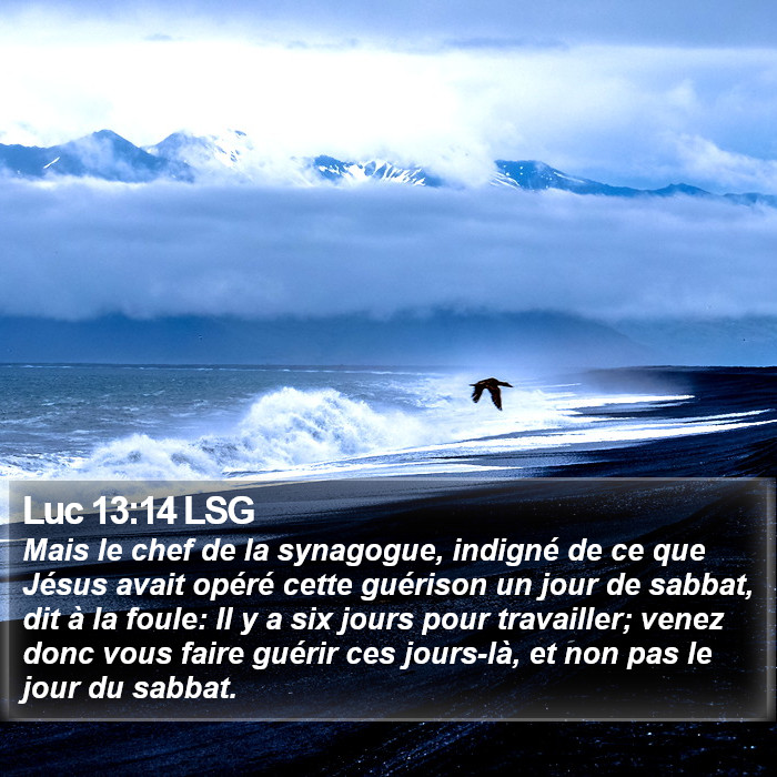 Luc 13:14 LSG Bible Study