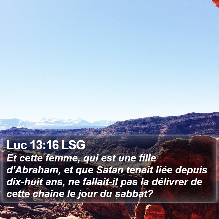 Luc 13:16 LSG Bible Study