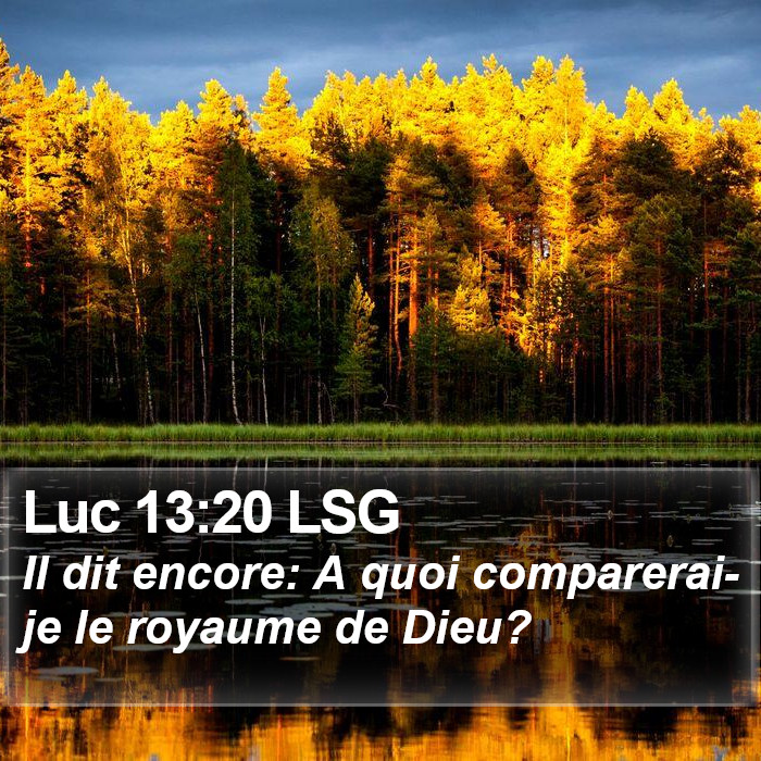 Luc 13:20 LSG Bible Study