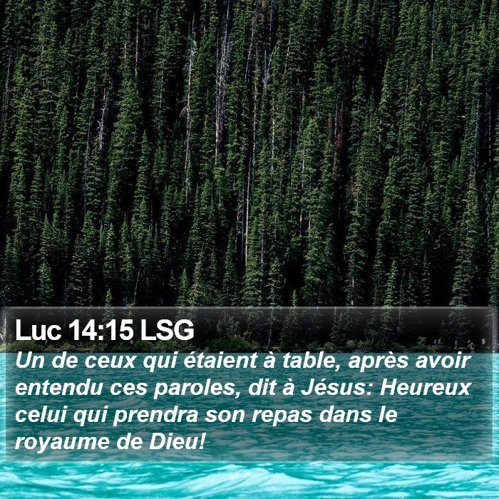 Luc 14:15 LSG Bible Study