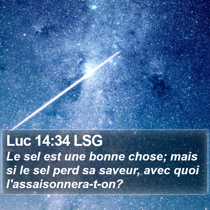 Luc 14:34 LSG Bible Study