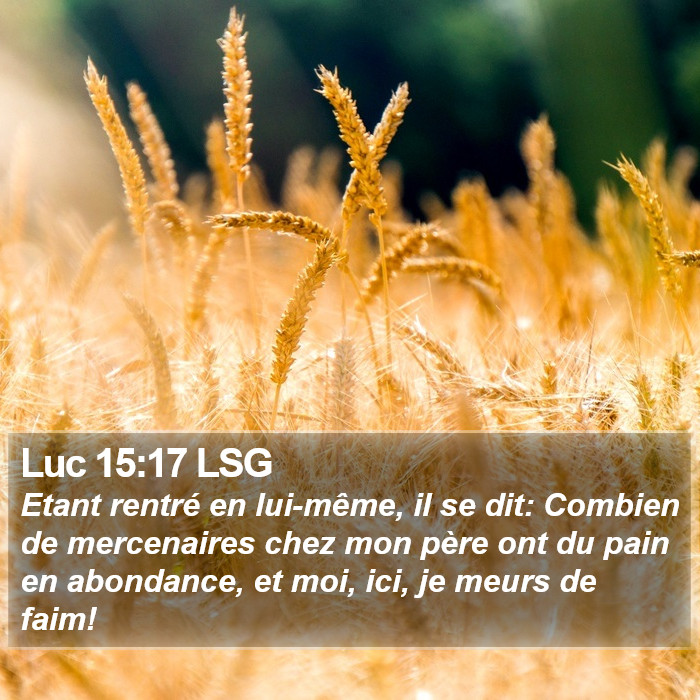 Luc 15:17 LSG Bible Study