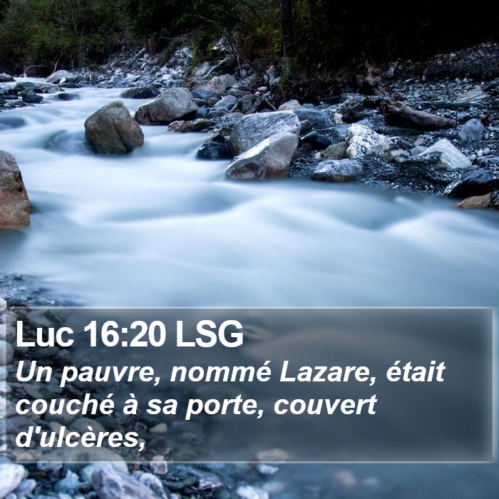 Luc 16:20 LSG Bible Study