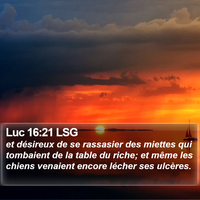 Luc 16:21 LSG Bible Study