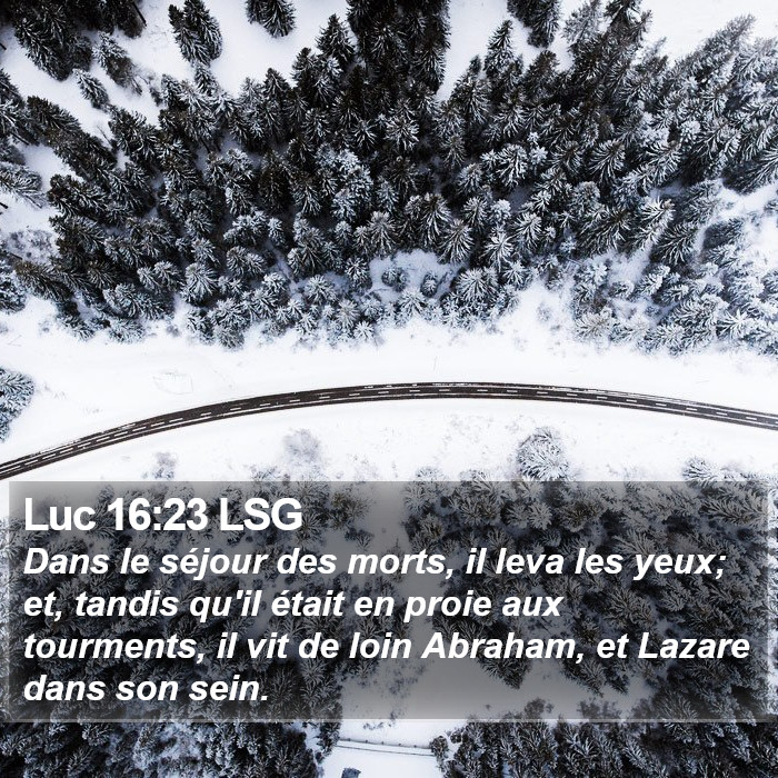 Luc 16:23 LSG Bible Study