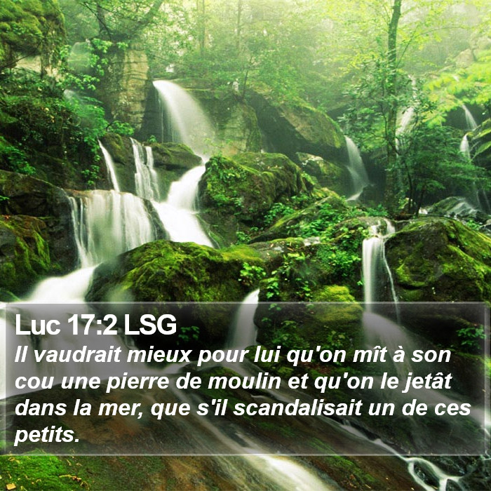 Luc 17:2 LSG Bible Study