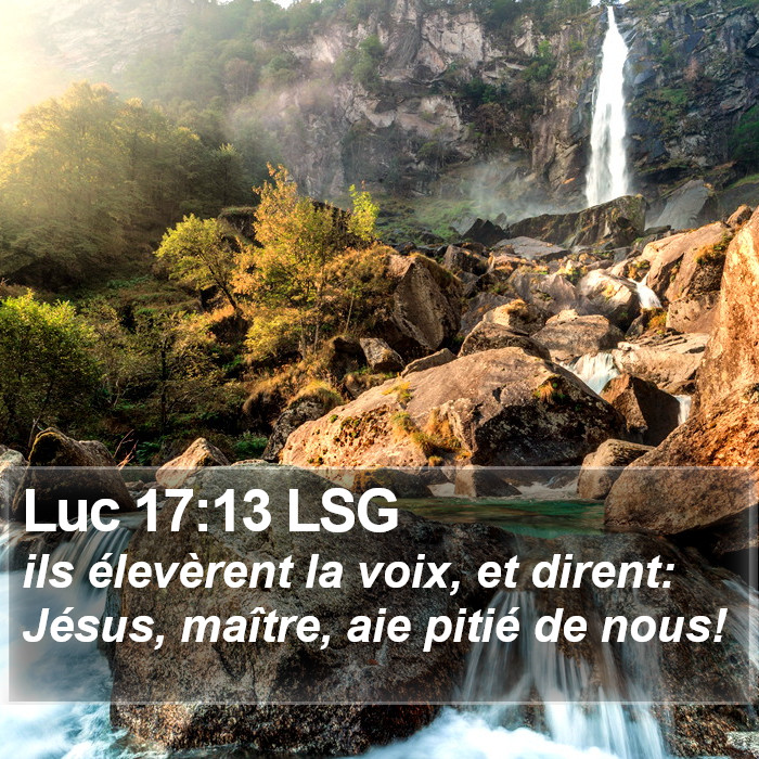 Luc 17:13 LSG Bible Study