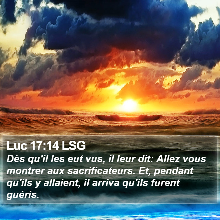 Luc 17:14 LSG Bible Study