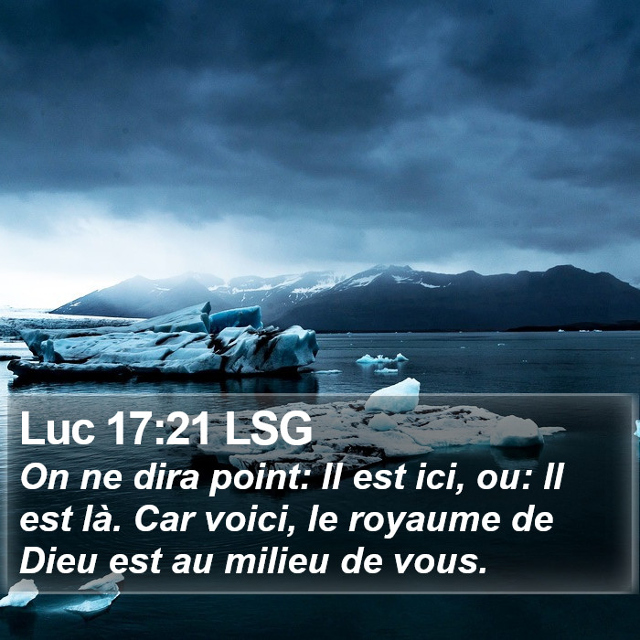 Luc 17:21 LSG Bible Study