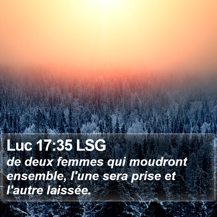 Luc 17:35 LSG Bible Study