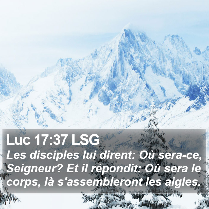 Luc 17:37 LSG Bible Study