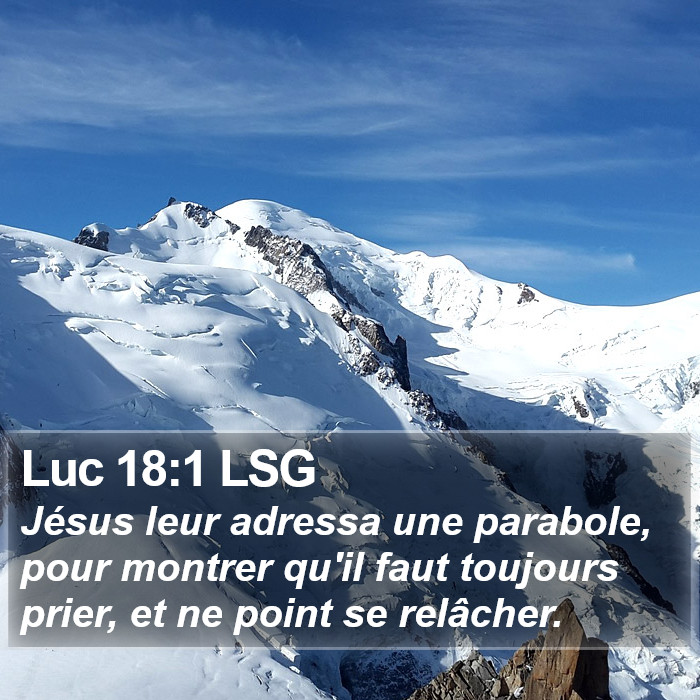 Luc 18:1 LSG Bible Study