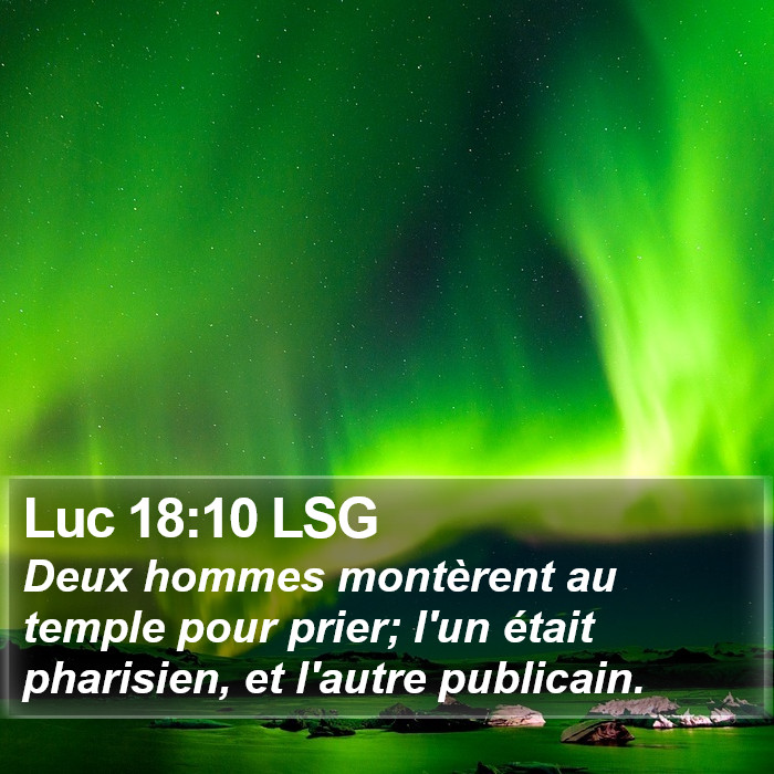 Luc 18:10 LSG Bible Study