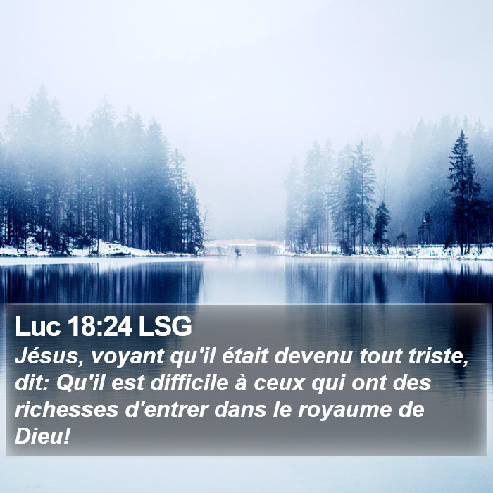 Luc 18:24 LSG Bible Study