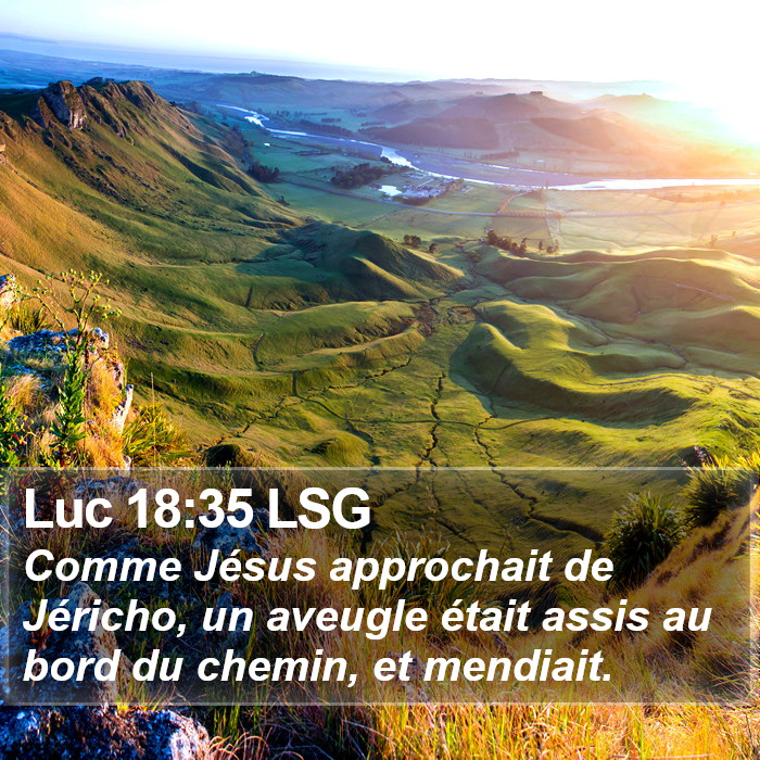 Luc 18:35 LSG Bible Study