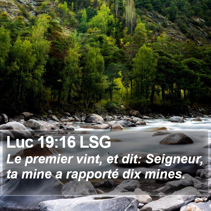 Luc 19:16 LSG Bible Study