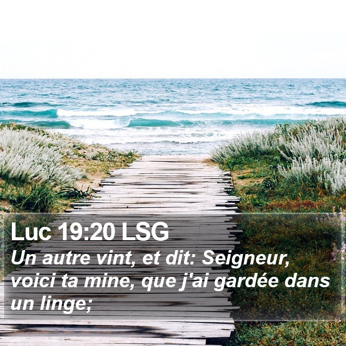 Luc 19:20 LSG Bible Study