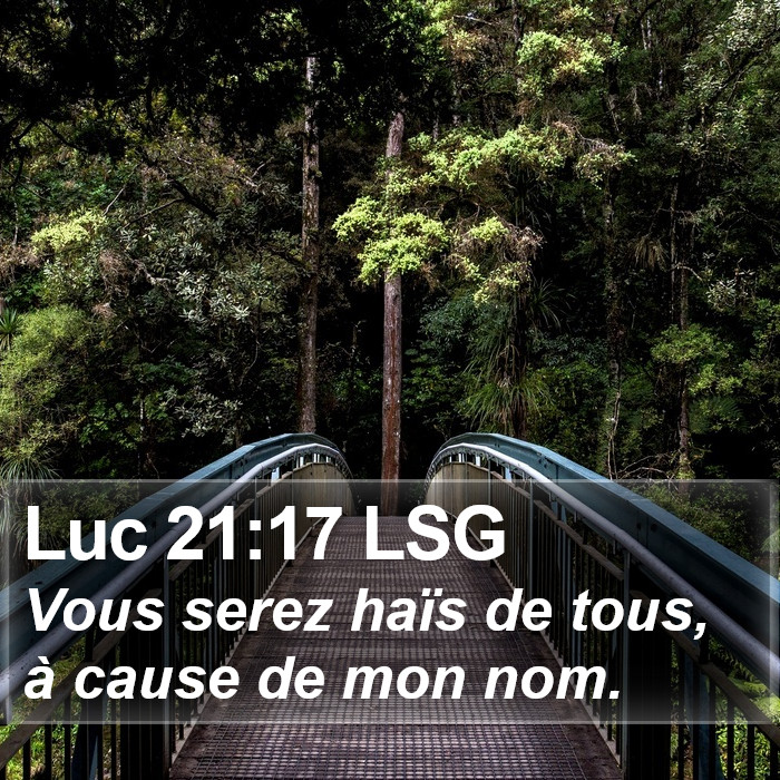 Luc 21:17 LSG Bible Study