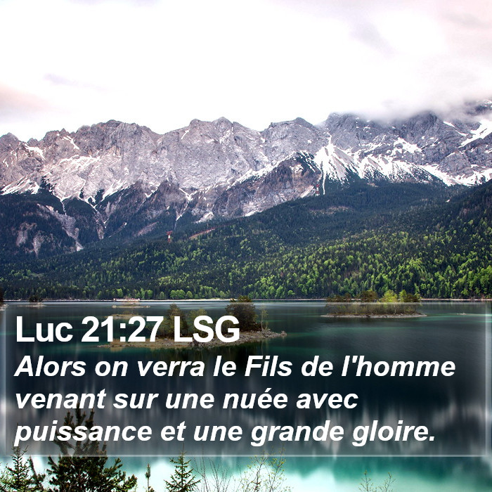 Luc 21:27 LSG Bible Study