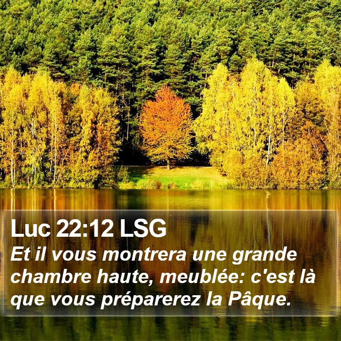 Luc 22:12 LSG Bible Study