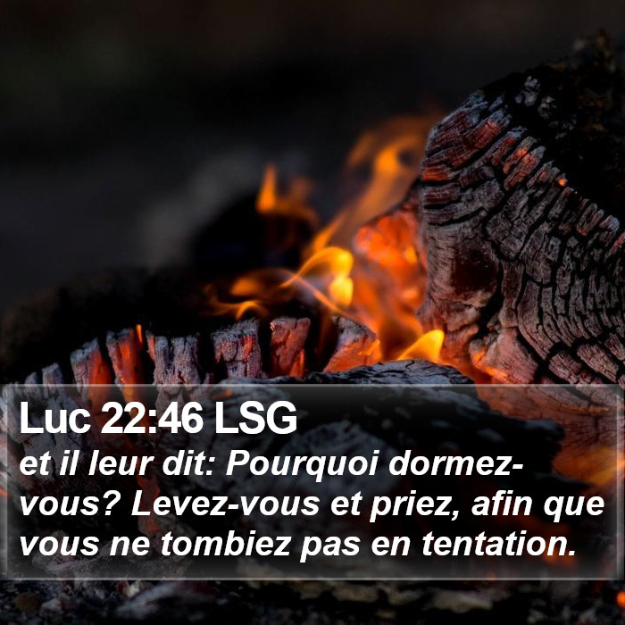 Luc 22:46 LSG Bible Study