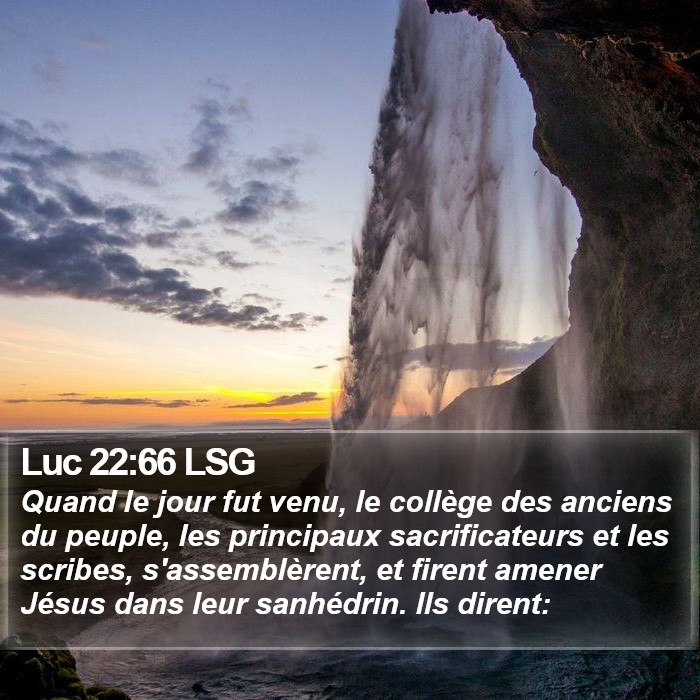 Luc 22:66 LSG Bible Study