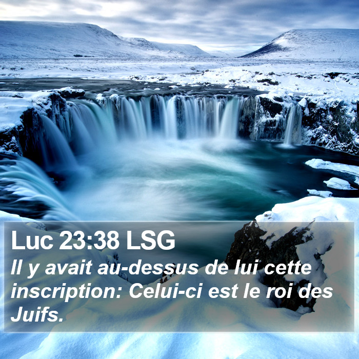 Luc 23:38 LSG Bible Study