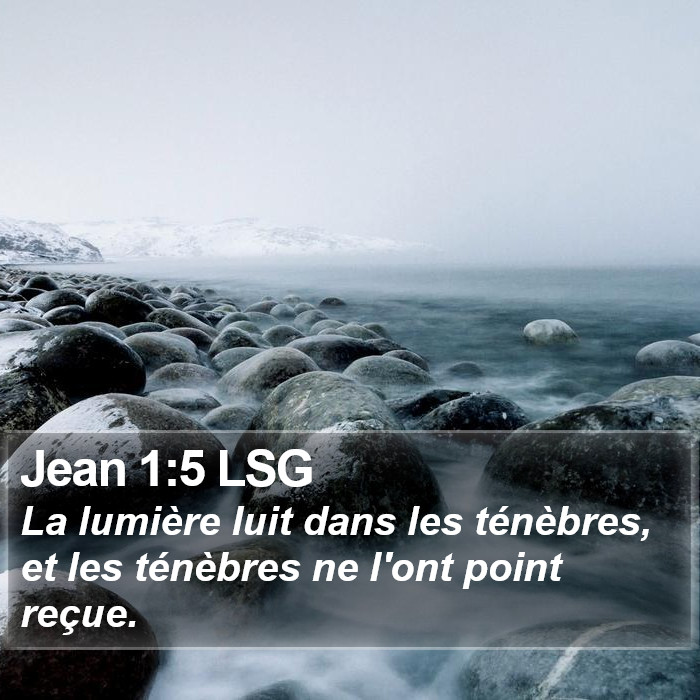 Jean 1:5 LSG Bible Study