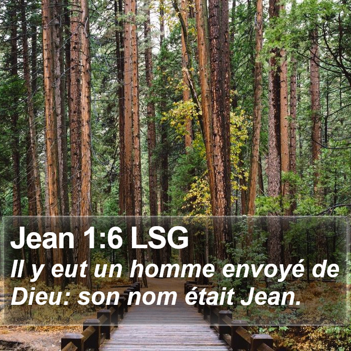 Jean 1:6 LSG Bible Study