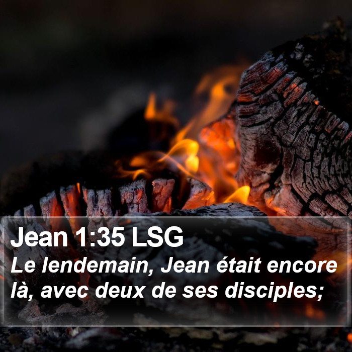 Jean 1:35 LSG Bible Study