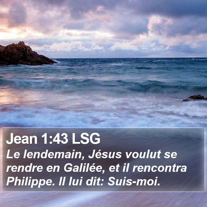 Jean 1:43 LSG Bible Study