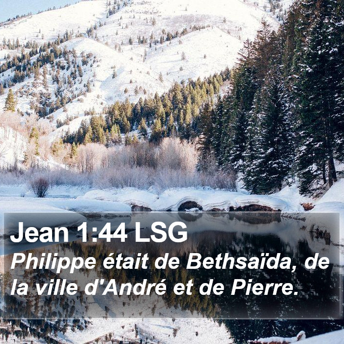 Jean 1:44 LSG Bible Study