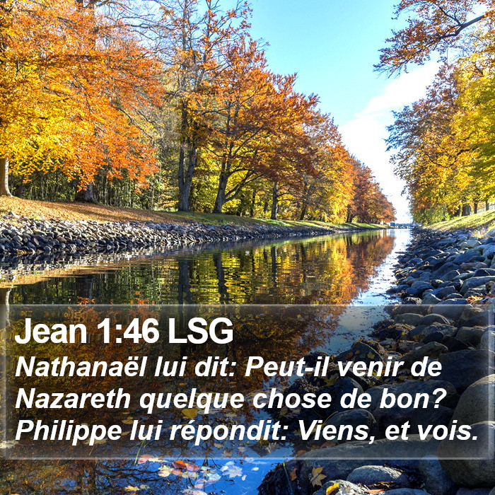 Jean 1:46 LSG Bible Study