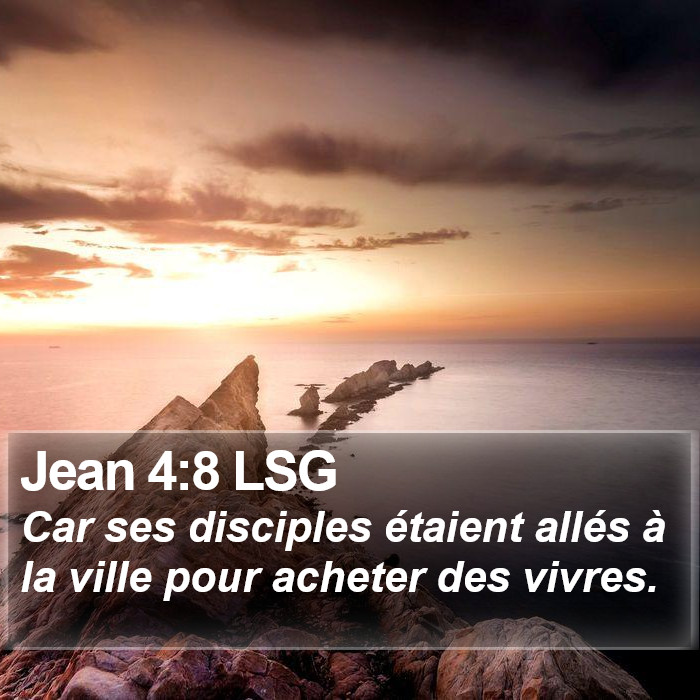 Jean 4:8 LSG Bible Study