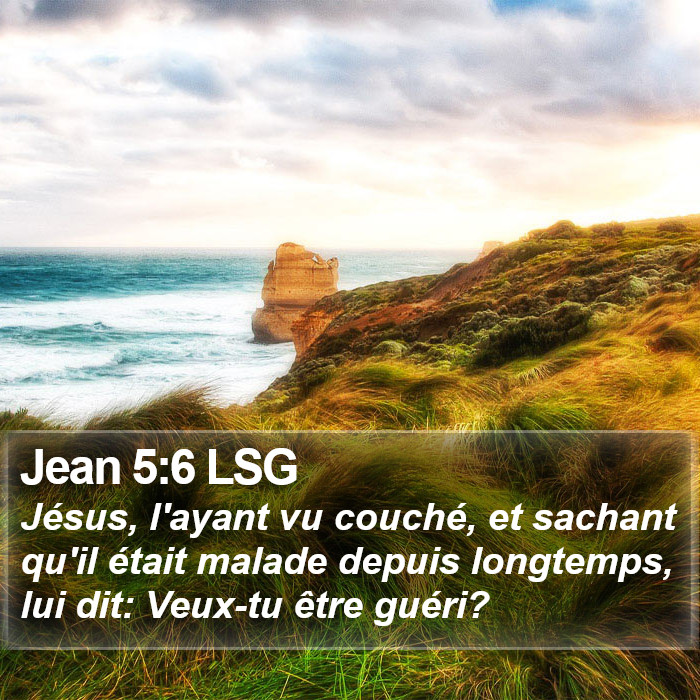 Jean 5:6 LSG Bible Study