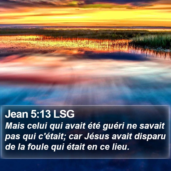 Jean 5:13 LSG Bible Study