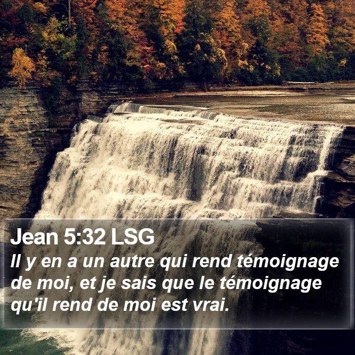 Jean 5:32 LSG Bible Study